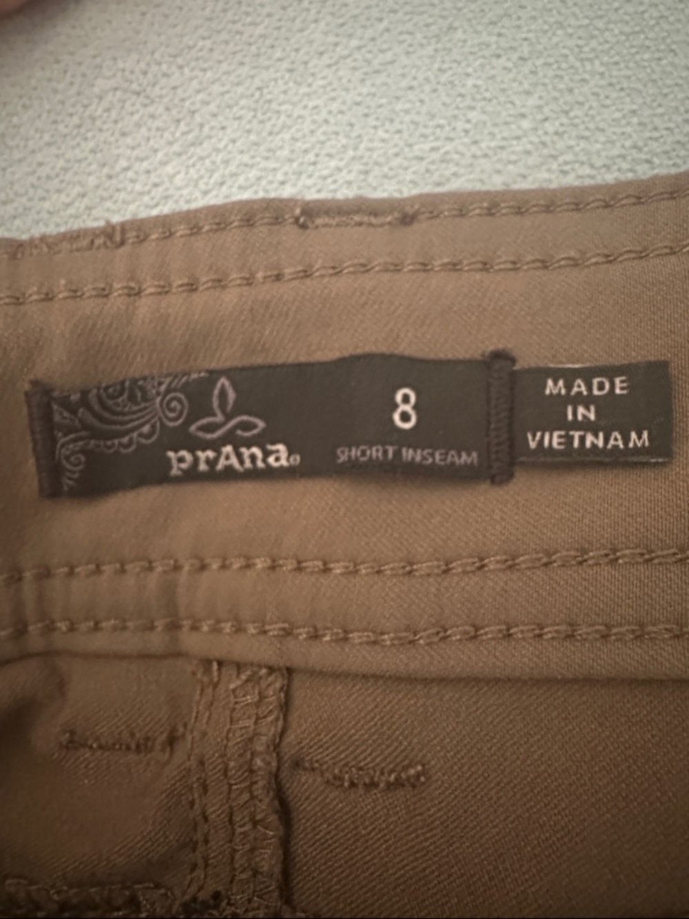 Prana Women’s Halle Straight Pant - Size 8 Short- Slate Green - Picture 9 of 9